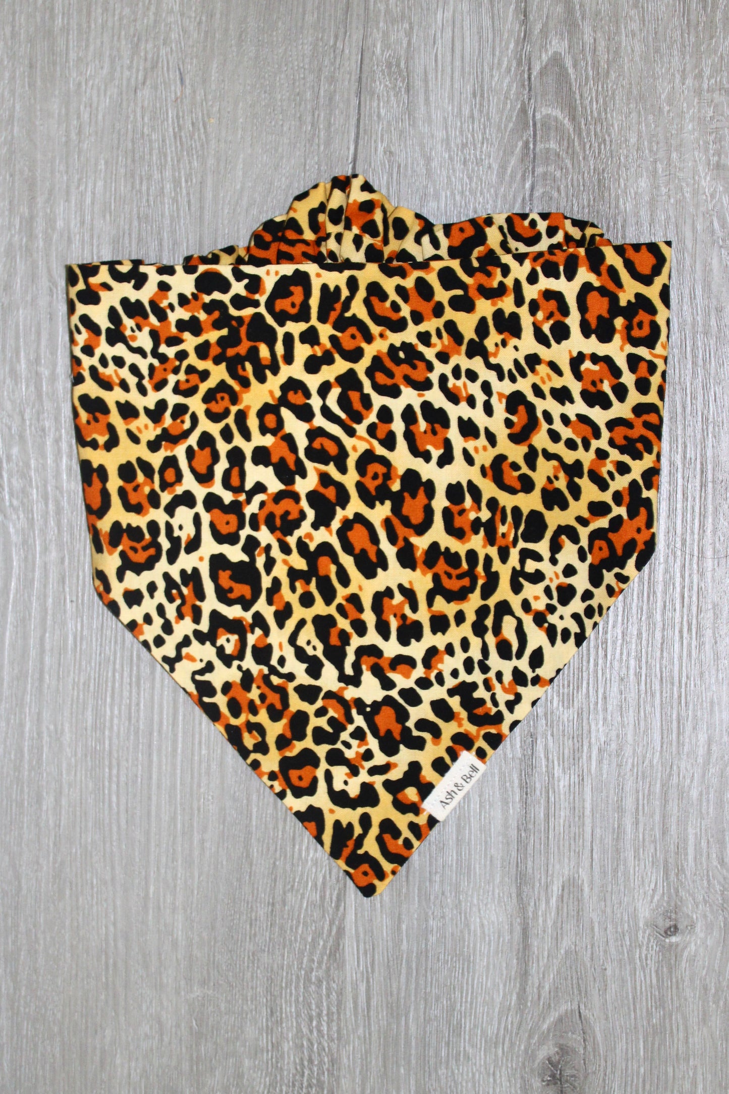 Cheetah Print Scrunchie Pet Bandana