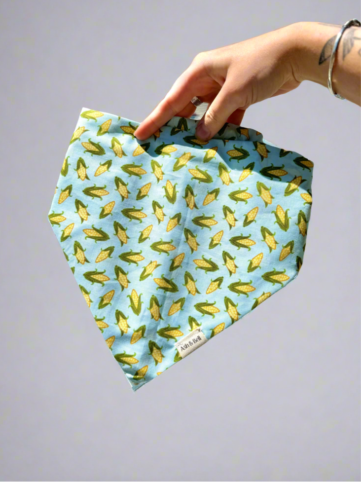 Corn Print- Scrunchie Bandana