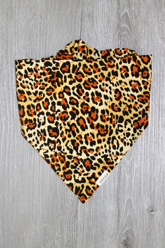 Cheetah Print Scrunchie Pet Bandana