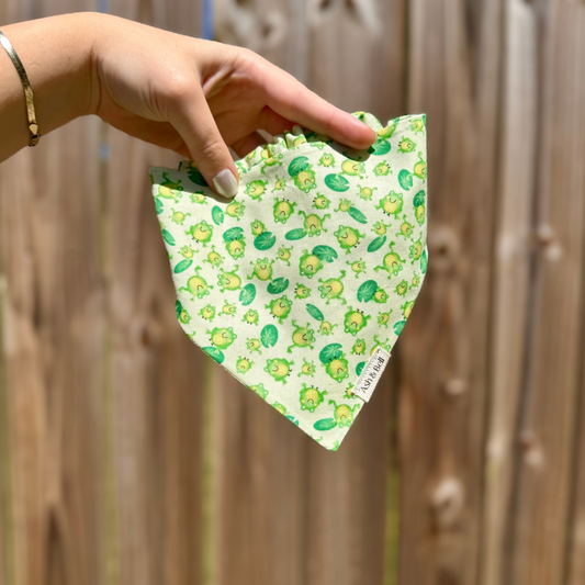 Froggies -Scrunchie Pet Bandana