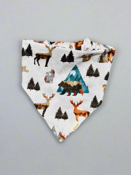 Mountain Wildlife- Scrunchie Bandana