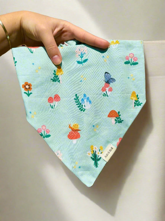 Sage Garden-Scrunchie Bandana