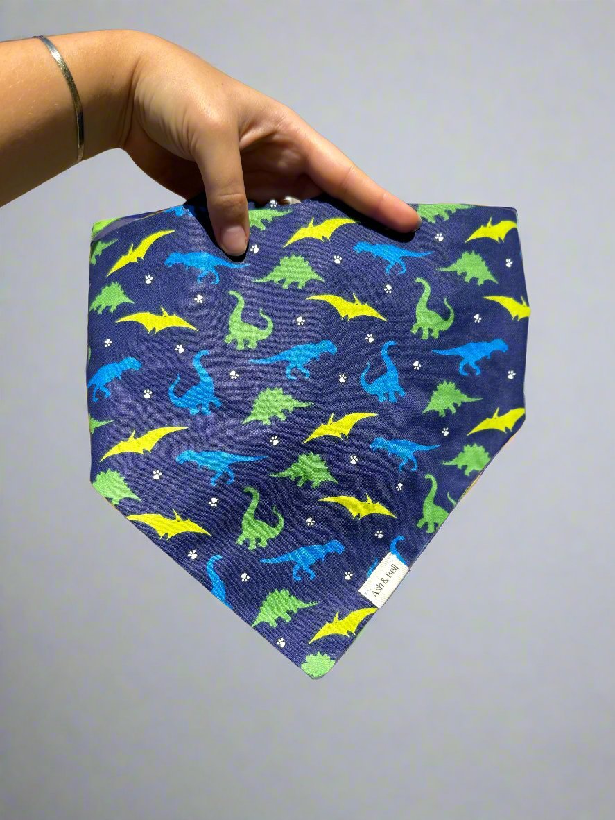 Dinos-Scrunchie Bandana