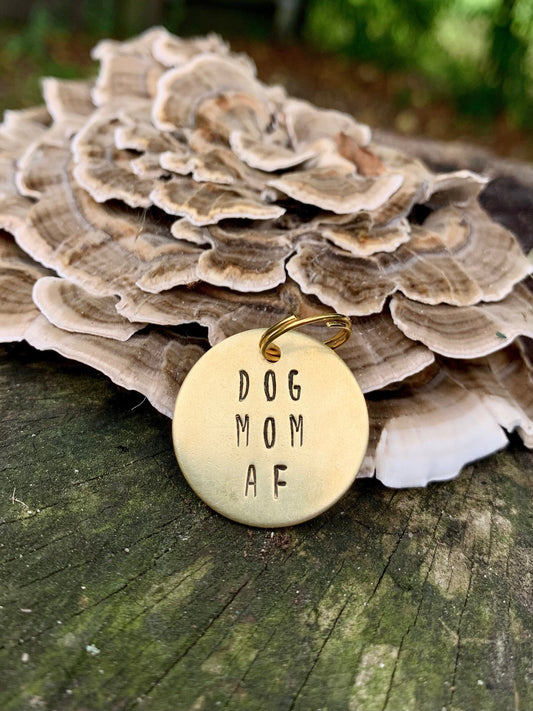 Dog Mom or Dad AF keychain